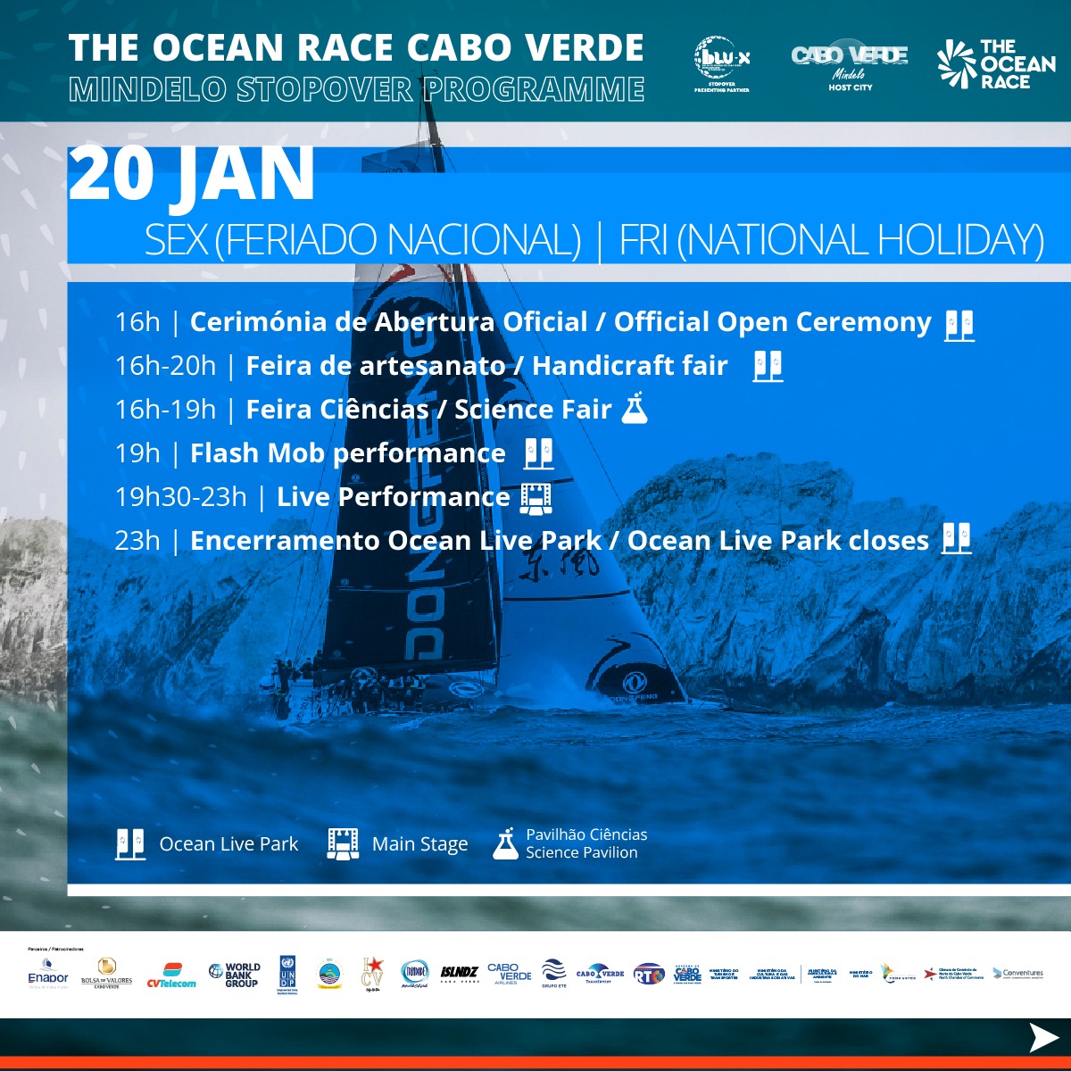 Read more about the article Programação The Ocean Race Cabo Verde